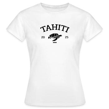 Tahiti - Turtle - French Polynesia - Schildkröte - Women's T-Shirt - white - Front - AI Model Female 172 dark (172cm)