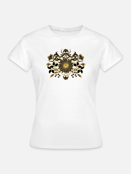Blumen - Frauen T-Shirt - Weiß