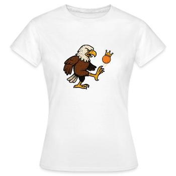 No To Monarchy Patriotic Anti-Authoritarian - Women's T-Shirt - white - Front - AI Model Female 172 dark (172cm)