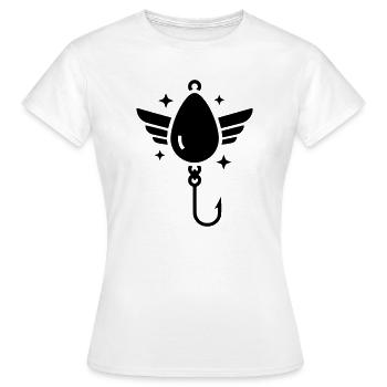 Heiliger Angelhaken Flügel Vektor - Frauen T-Shirt - Weiß - Vorne - AI Model Female 172 dark (172cm)
