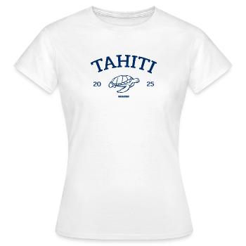 Tahiti - Turtle - French Polynesia - Schildkröte - Women's T-Shirt - white - Front - AI Model Female 172 dark (172cm)