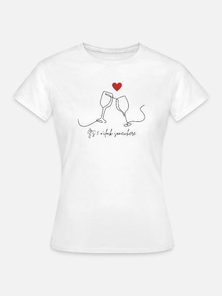 Ein Toast - Frauen T-Shirt - Weiß