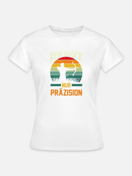 Bogenschütze Bogensport Bogenschießen - Frauen T-Shirt - Weiß