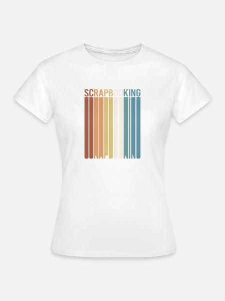 Scrapbooking Scrapbook - Frauen T-Shirt - Weiß