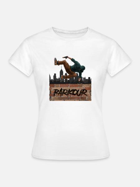 Parkour - Frauen T-Shirt - Weiß
