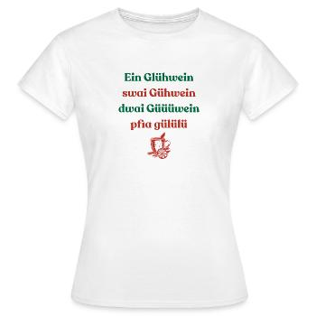 Vin chaud marché de Noël drôle de Noël - T-shirt Femme - blanc - Devant - AI Model Female 172 dark (172cm)