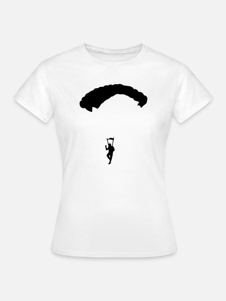Fallschirm - Frauen T-Shirt - Weiß