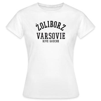 Zoliborz Varsovie - T-shirt Femme - blanc - Devant - AI Model Female 172 dark (172cm)