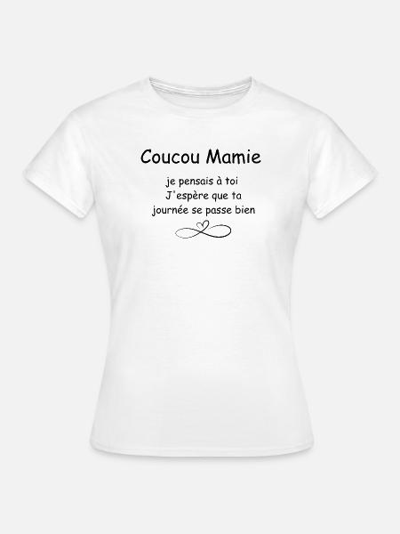 Hallo Oma - Frauen T-Shirt - Weiß