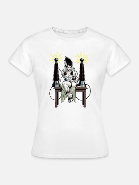 Die Braut des Monsters - Frauen T-Shirt - Weiß