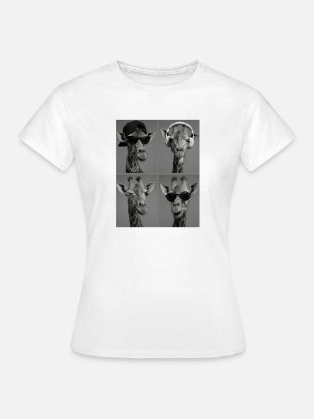 Giraffe - Frauen T-Shirt - Weiß