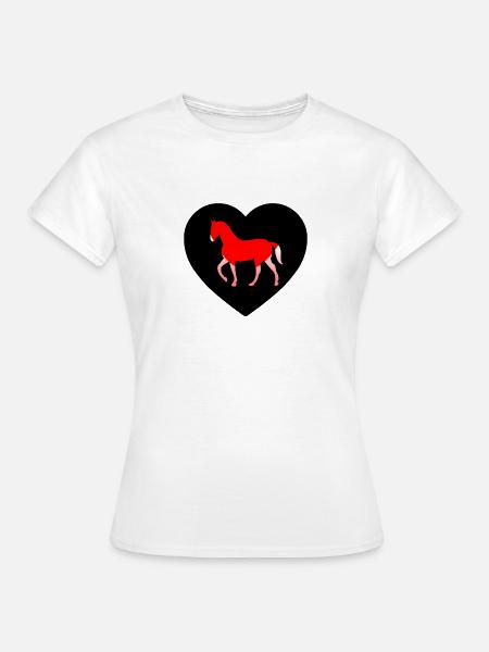 Pferde - Frauen T-Shirt - Weiß