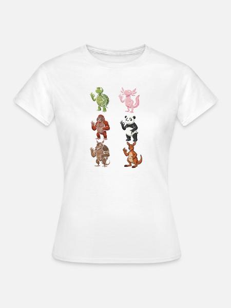 Tierhelden Comic Kollektion - Frauen T-Shirt - Weiß