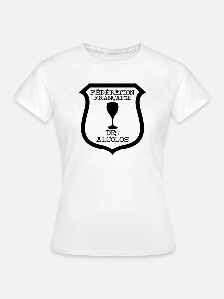 FFA Französische Föderation von Alcolos - Frauen T-Shirt - Weiß