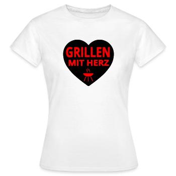 Griller - T-shirt Femme - blanc - Devant - AI Model Female 172 dark (172cm)