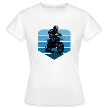 Un motocross parfait pour tous les sports - T-shirt Femme - blanc - Devant - AI Model Female 172 dark (172cm)
