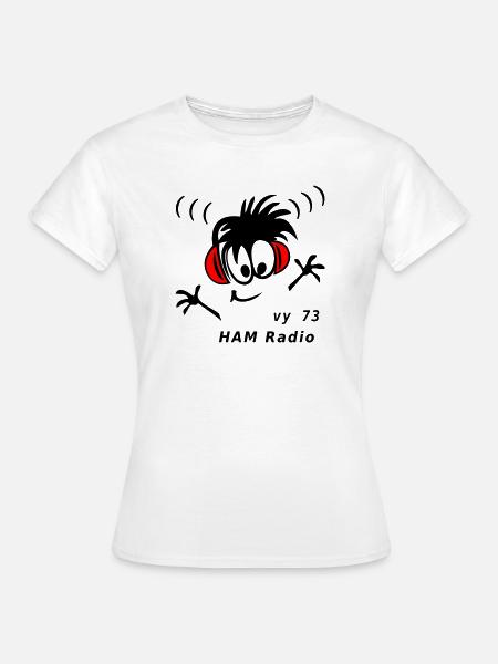 Funker Amateurfunker - Frauen T-Shirt - Weiß