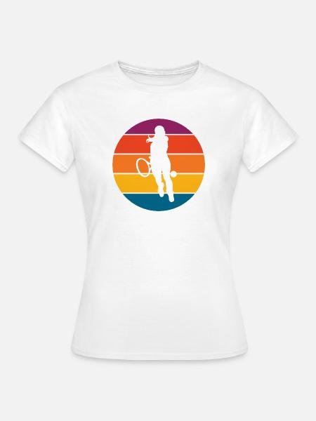 Tennis - Frauen T-Shirt - Weiß