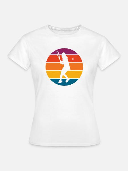 Tennis - Frauen T-Shirt - Weiß