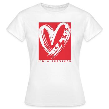 Stroke Stroke - Women's T-Shirt - white - Front - AI Model Female 172 dark (172cm)