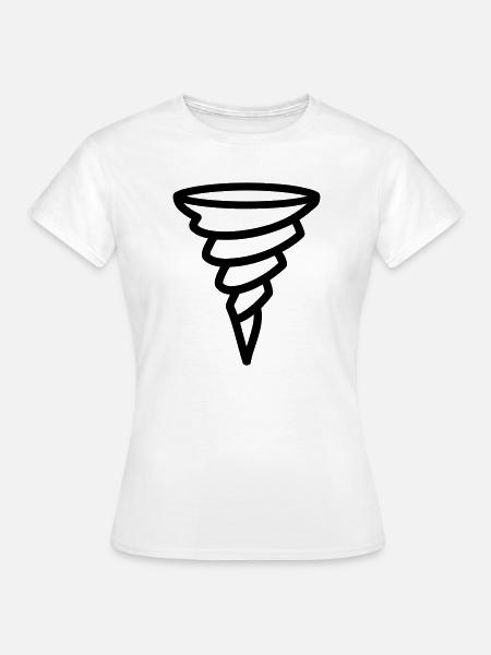 Tornado - Frauen T-Shirt - Weiß