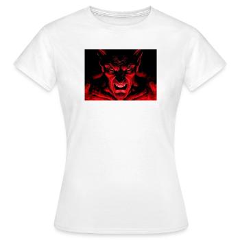 Le Diable - T-shirt Femme - blanc - Devant - AI Model Female 172 dark (172cm)
