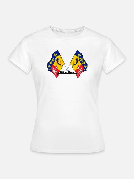 Rhône-Alpes überquert - Frauen T-Shirt - Weiß