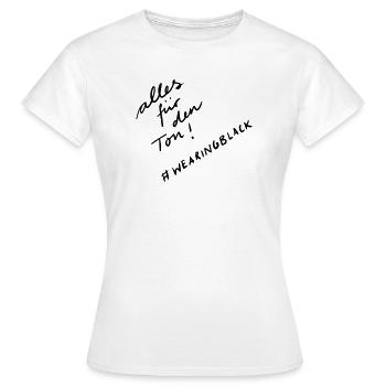 Alles für den Ton - Frauen T-Shirt - Weiß - Vorne - AI Model Female 172 dark (172cm)