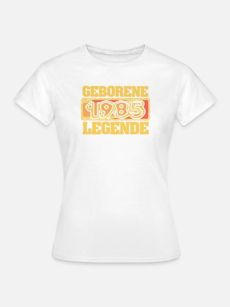 1985 - Frauen T-Shirt - Weiß