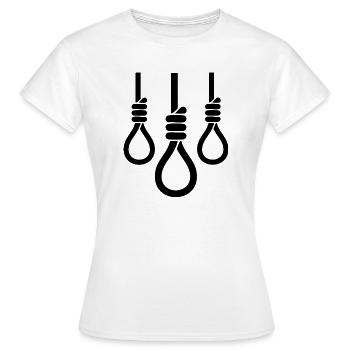 La Corde de potence - T-shirt Femme - blanc - Devant - AI Model Female 172 dark (172cm)