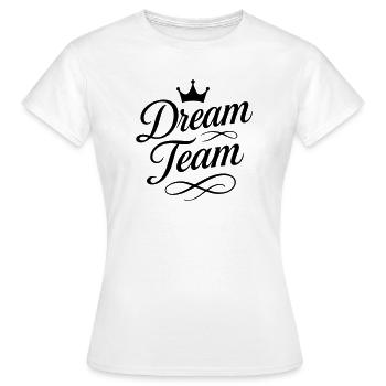 Équipe de rêve - T-shirt Femme - blanc - Devant - AI Model Female 172 dark (172cm)