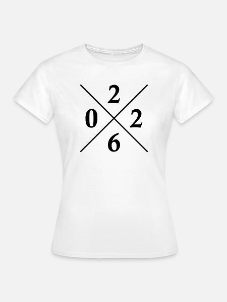 2026 Symbol - Frauen T-Shirt - Weiß
