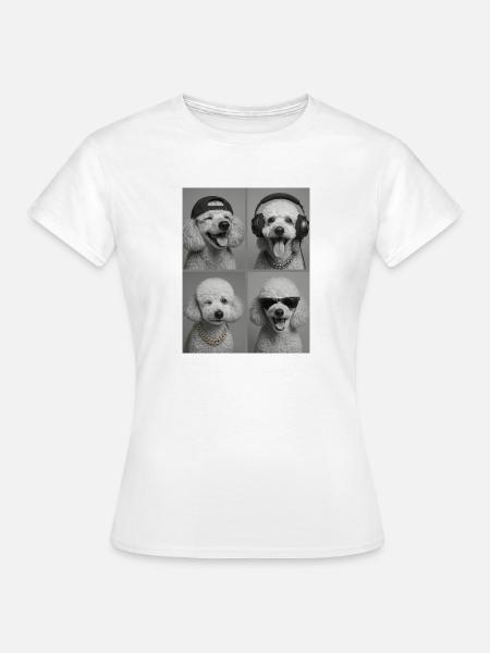 Pudel - Frauen T-Shirt - Weiß