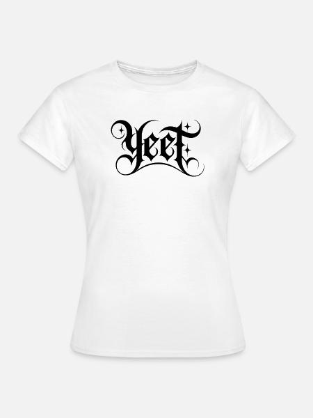 Yeet - Funny Gen Alpha Memes - Frauen T-Shirt - Weiß