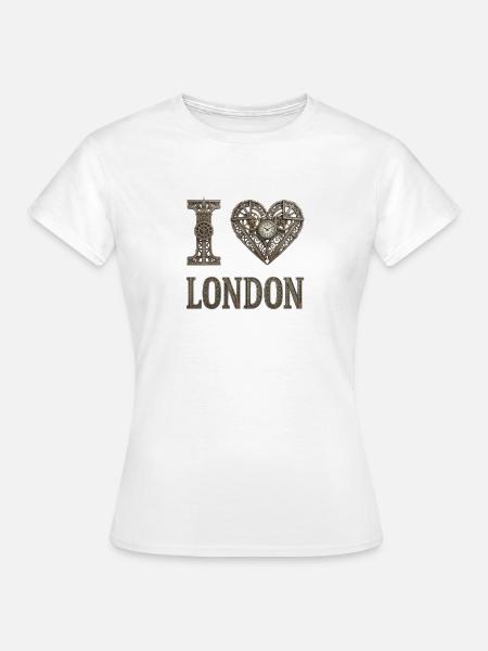 London – Urbaner Charakter - Frauen T-Shirt - Weiß