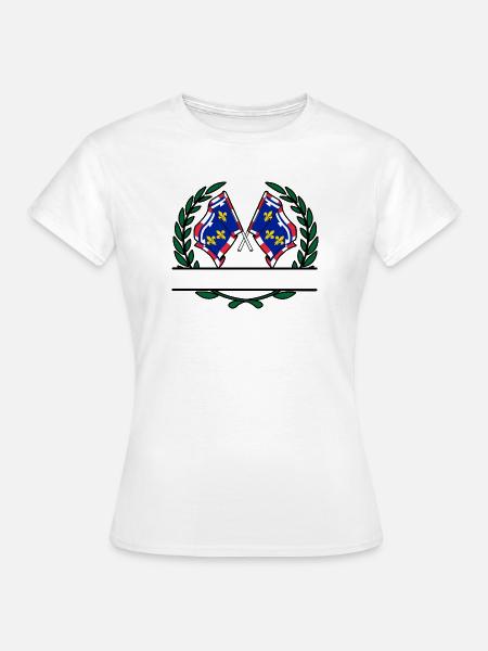 Centre-Val de Loire Namespace - Frauen T-Shirt - Weiß