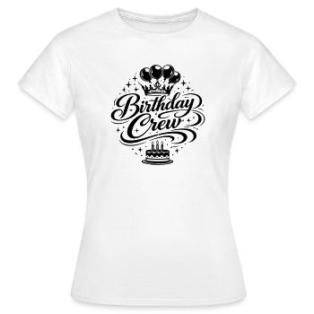 Célébration de l’équipe d’anniversaire - T-shirt Femme - blanc - Devant - AI Model Female 172 dark (172cm)
