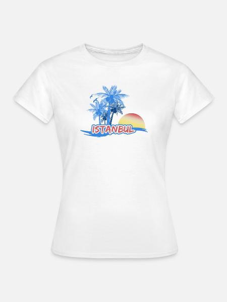 Strand Istanbul - Frauen T-Shirt - Weiß