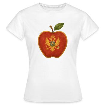 Montenegro - Women's T-Shirt - white - Front - AI Model Female 172 dark (172cm)