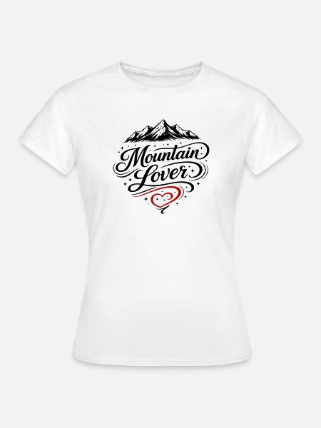 Berg Liebhaber - Frauen T-Shirt - Weiß