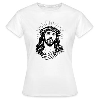 Mon Dieu - T-shirt Femme - blanc - Devant - AI Model Female 172 dark (172cm)