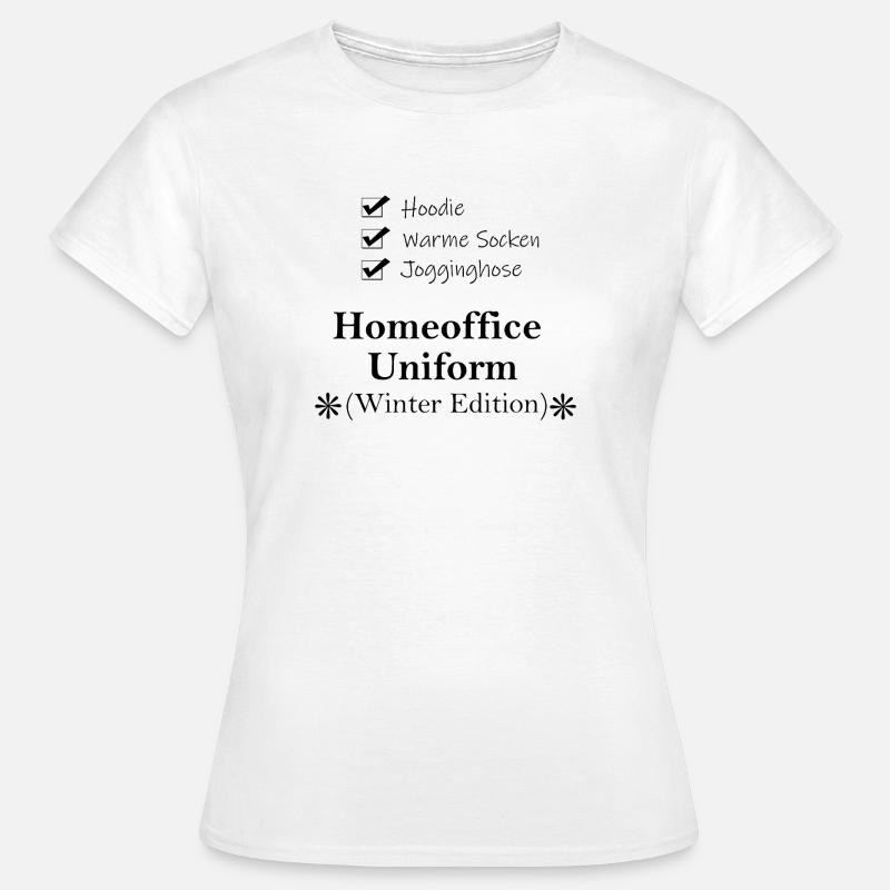 Checkliste_Homeoffice_Uniform_WS - T-shirt Femme - blanc