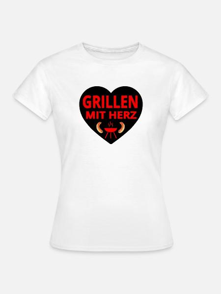 Grillen - Frauen T-Shirt - Weiß
