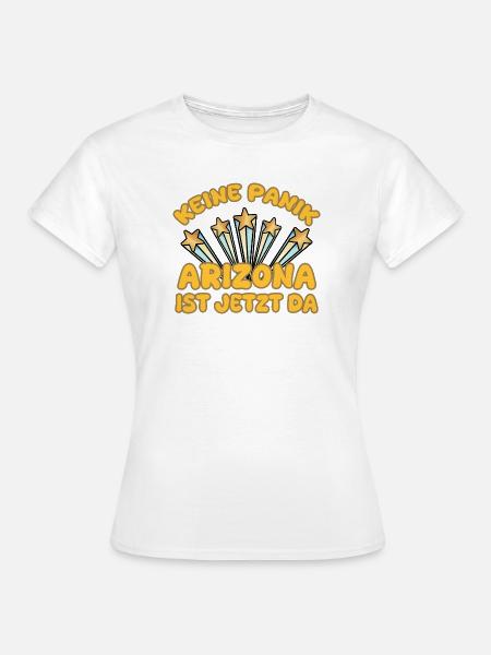 Vorname Arizona - Frauen T-Shirt - Weiß