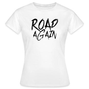 Road Again - T-shirt Femme - blanc - Devant - AI Model Female 172 dark (172cm)