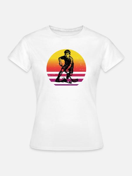 Klare Floorball Botschaft - Frauen T-Shirt - Weiß