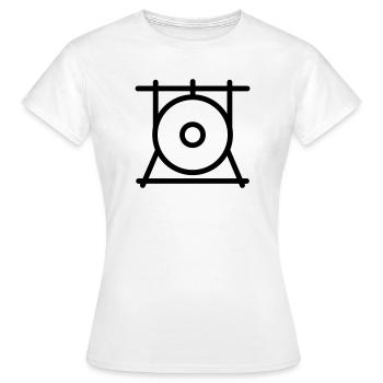 gong - Frauen T-Shirt - Weiß - Vorne - AI Model Female 172 dark (172cm)