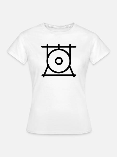 gong - Frauen T-Shirt - Weiß
