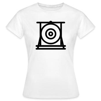 gong - Frauen T-Shirt - Weiß - Vorne - AI Model Female 172 dark (172cm)