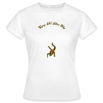 Profitez du ciel bleu - T-shirt Femme - blanc - Devant - AI Model Female 172 dark (172cm)